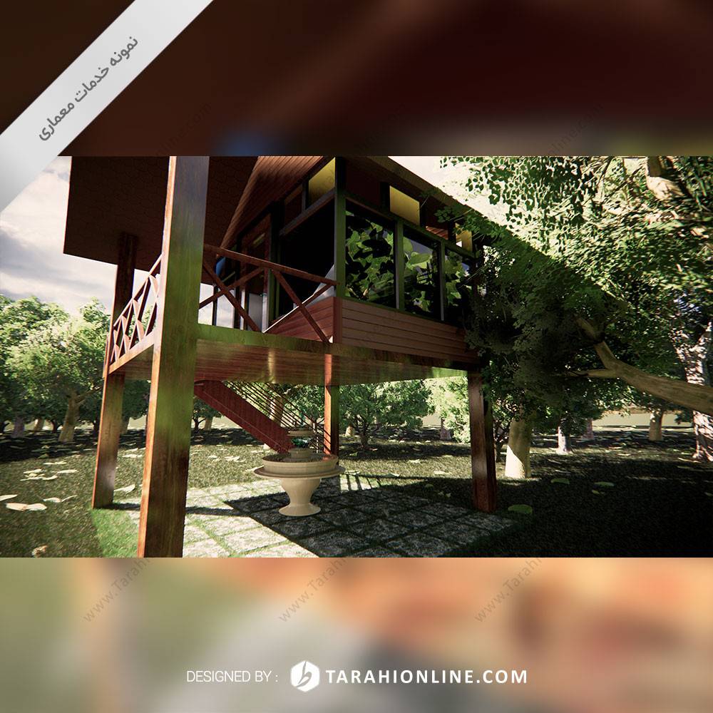 طراحی آبجکت آلاچیق